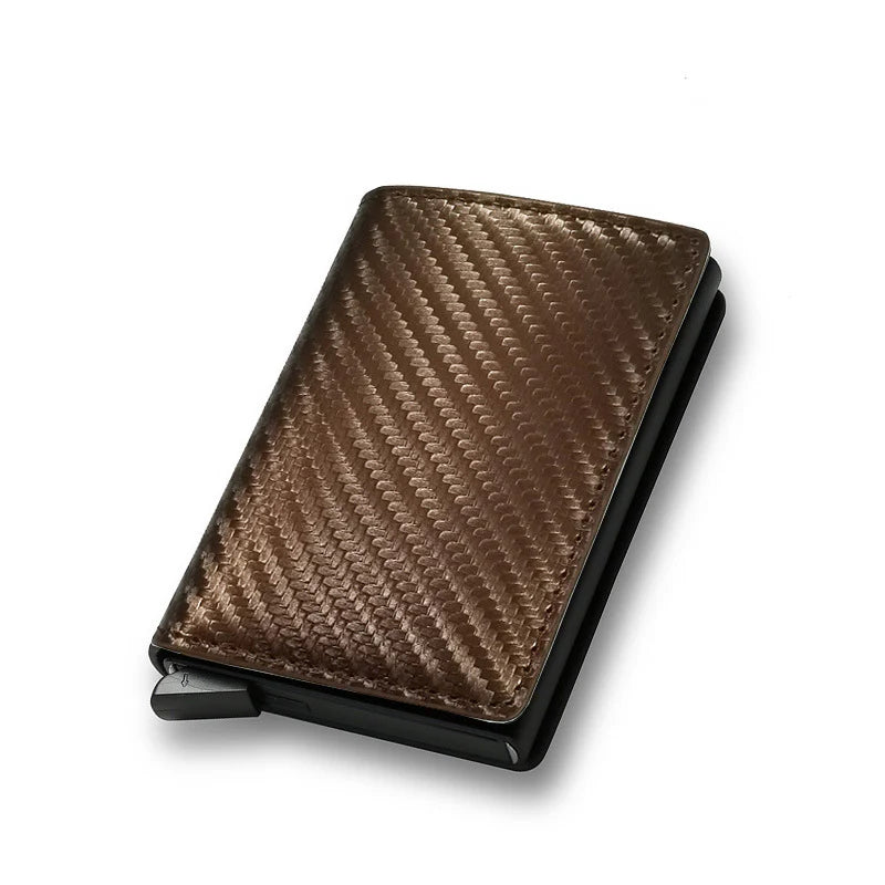 Rfid Carbon Fiber Men'S Wallet Card Bag Men'S Wallet Short Foreign Trade Multi Functional Wallet Wallet Wallet Men'S Wallet
