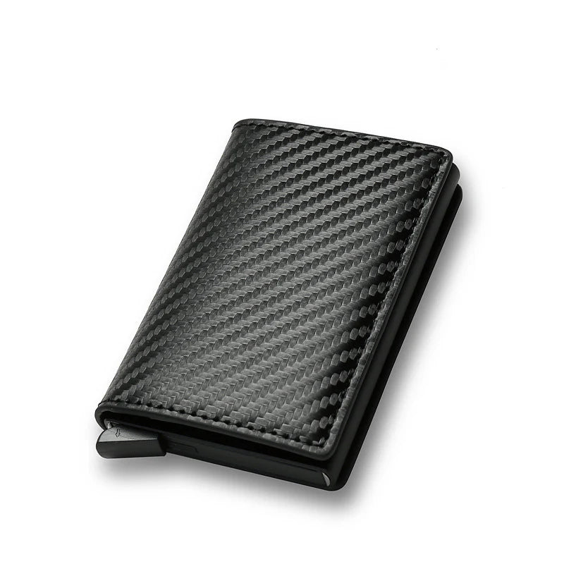 Rfid Carbon Fiber Men'S Wallet Card Bag Men'S Wallet Short Foreign Trade Multi Functional Wallet Wallet Wallet Men'S Wallet